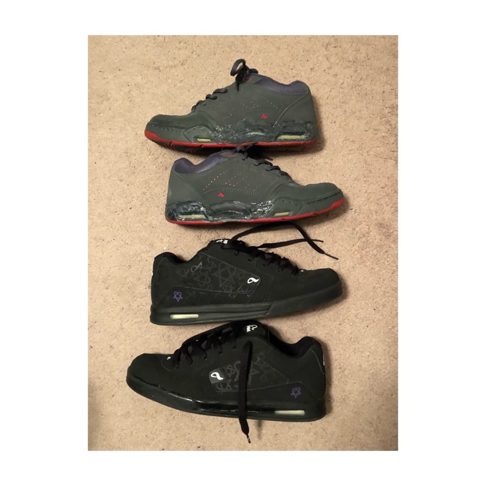 Adio Bam V3 Shoes & Emerica Kirchart Shoes Size 11 & 12